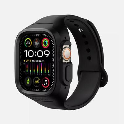 Suritch Sport Band for Apple Watch Ultra 2/Ultra 49mm Case Strap Shockproof TPU