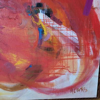 M. Brooks Original Acrylic on Canvas (D-EL)