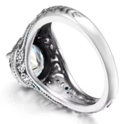 Old European Ring Sterling Size 8