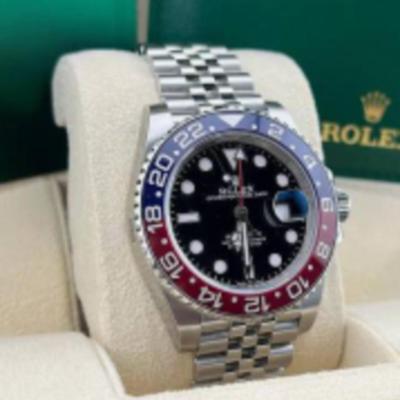Rolex GMT-Master II 40mm Pepsi Stainless Steel Jubilee Bracelet