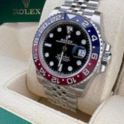 Rolex GMT-Master II 40mm Pepsi Stainless Steel Jubilee Bracelet