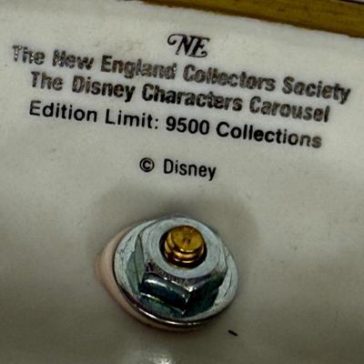 WINNIE THE POOH Disney Character’s Carousel Horse Figure The New England Collectors Society Limited Edition