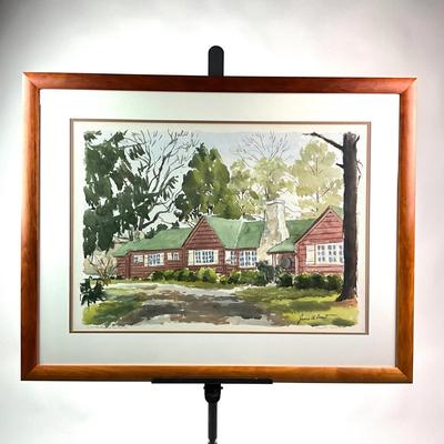 Sale Photo Thumbnail #189: Measurements:
36.5" width, 28.5" height- framed