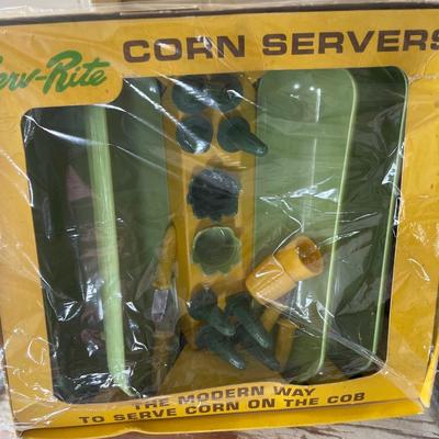Vintage corn and canisters