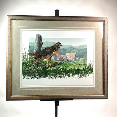 Sale Photo Thumbnail #197: Measurements:
35" width, 29" height framed 
Est  Value $300-$500