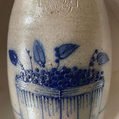 Stoneware jar and bowl