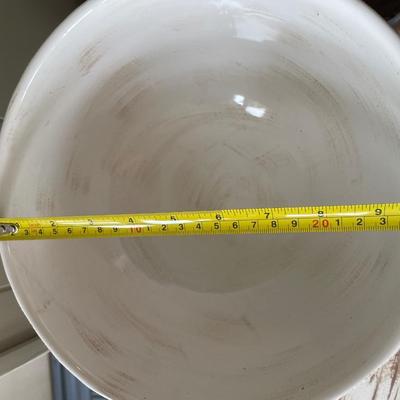 Stoneware jar and bowl