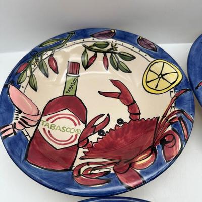 Set of 4 Seafood Buffet Gumbo Bowls