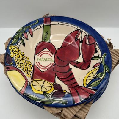 Set of 4 Seafood Buffet Gumbo Bowls