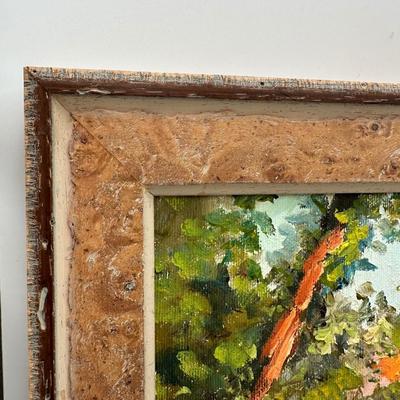 Framed Original Oil Painting by Juanita Overbey Courtney