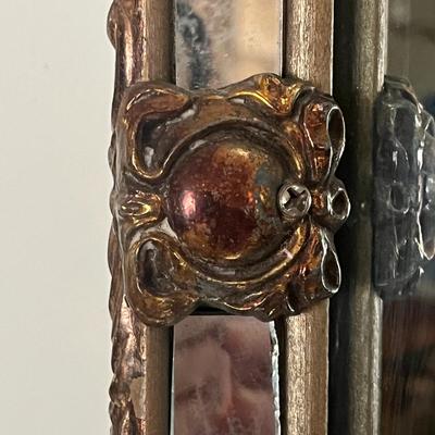 Wall Mirror with Ornate Gold Frame