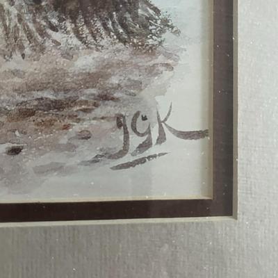 Framed Vintage Shorebird Art Print