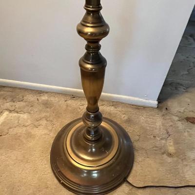 Brass Swing Arm Floor Lamp