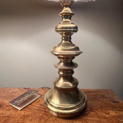 Pair of Stiffel Brass Table Lamps