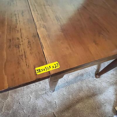 Vintage Drop-Leaf Dining Table