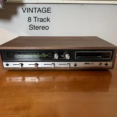 Vintage 8-Track Stereo Player