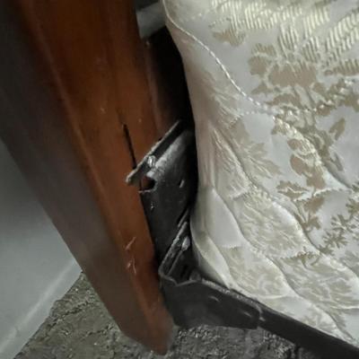 QueenHeadboard & Sealy Mattress Set With Frame