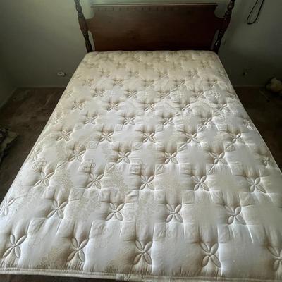 QueenHeadboard & Sealy Mattress Set With Frame