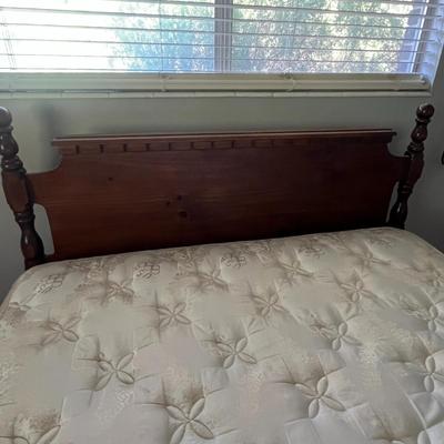 QueenHeadboard & Sealy Mattress Set With Frame