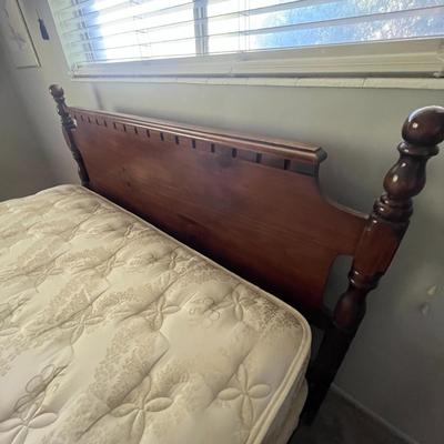 QueenHeadboard & Sealy Mattress Set With Frame