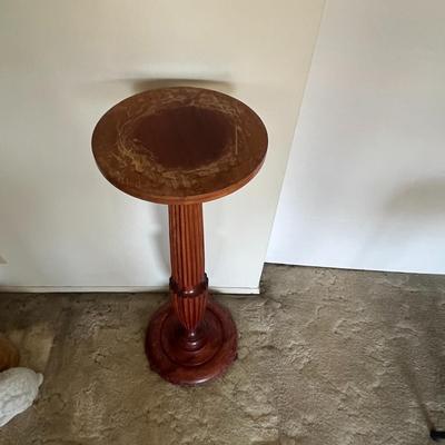 Wood Plant Stand Table