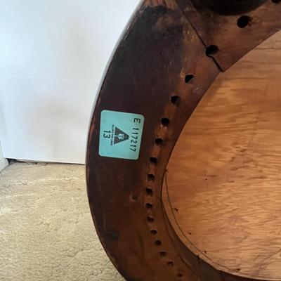 3 Vintage Victorian Velveteen Chairs Maple Oak, ( there are 2 more in lot 36, they are slightly taller at 33.5 inches)