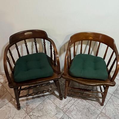 19th Century Oak Captain Chair
