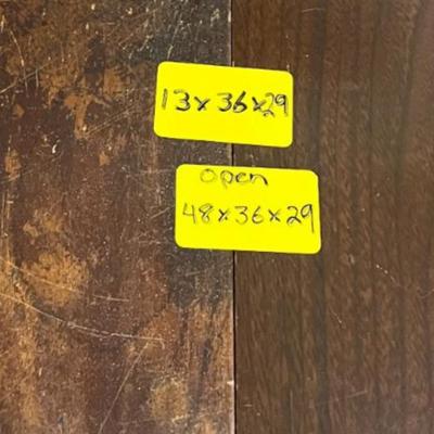 Oval Drop Leaf Dining Table