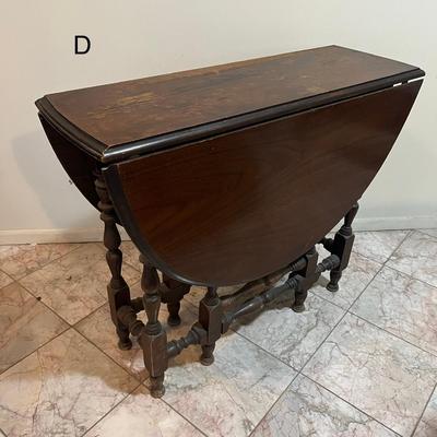 Oval Drop Leaf Dining Table