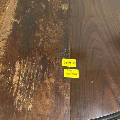 Oval Drop Leaf Dining Table