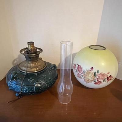 Vintage Oil/Electric Lamp