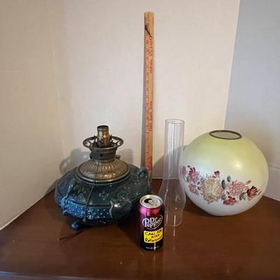 Vintage Oil/Electric Lamp