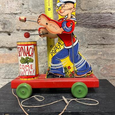 Sale Photo Thumbnail #211: Fisher Price Popeye and Fuzzy pull toys. Both in great shape!