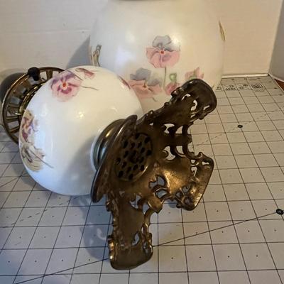 Electrified Floral Oil Lamp