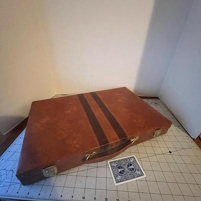 Vintage Skor-mor Backgammon Set