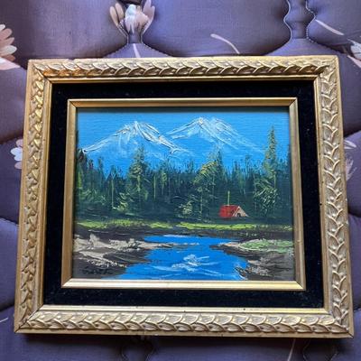 Alaskan Summer Landscape Oil Painting