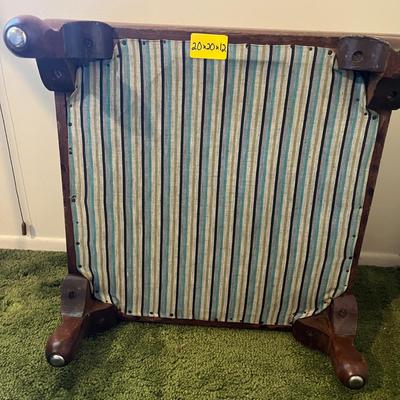 19th Century Empire Footstool