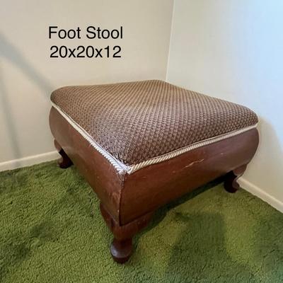 19th Century Empire Footstool