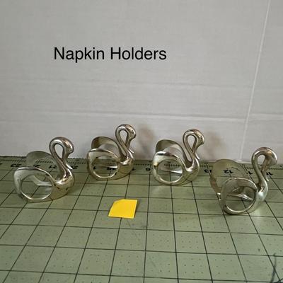 International Silver Swan Napkin Rings