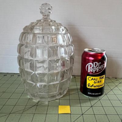 Vintage Crystal Tea Canister
