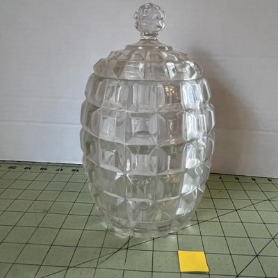 Vintage Crystal Tea Canister