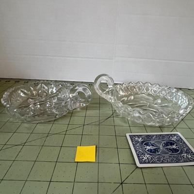 Forstoria Glass Handled Serving Dish