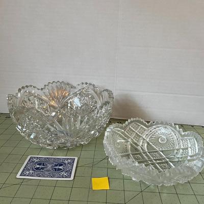 Antique ABP Cut Glass Bowl