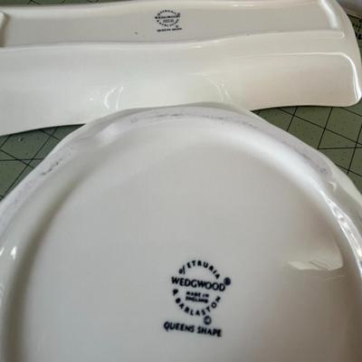 Ivory Serving Bowl & Tray Set