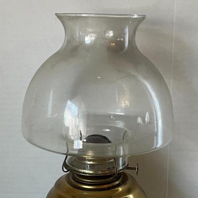 Vintage Brass Oil Lamp with Wick