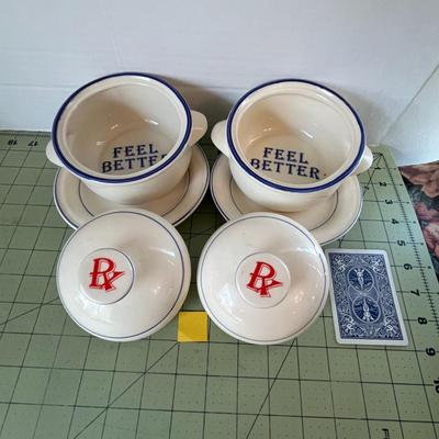 Rx “Feel Better” Soup Bowls
