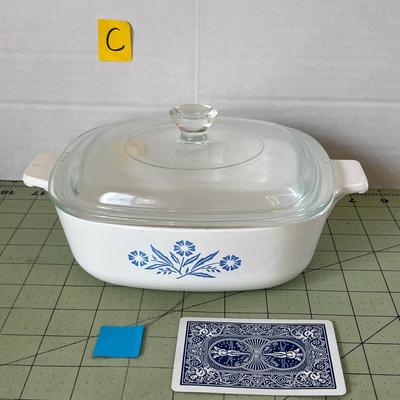 Vintage Small Blue Corning Ware Dish