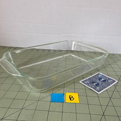 Vintage Clear Glass Rectangular Baking Dish – 2 Quart