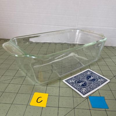 Vintage Clear Pyrex Glass Loaf Pan