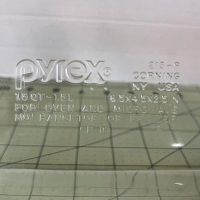 Vintage Clear Pyrex Glass Loaf Pan